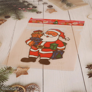 Online Wholesale PVC Christmas Window Clings Reusable Window Decals Stickers