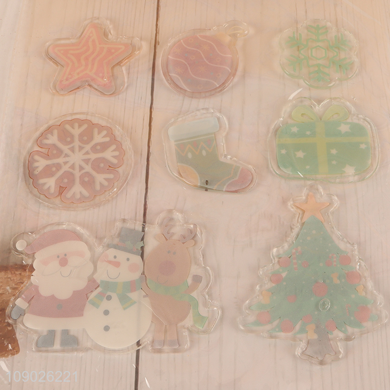 New Product PVC Christmas Window Stickers for Home Office Decoration