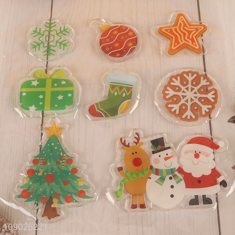 New Product PVC Christmas Window Stickers for Home Office Decoration