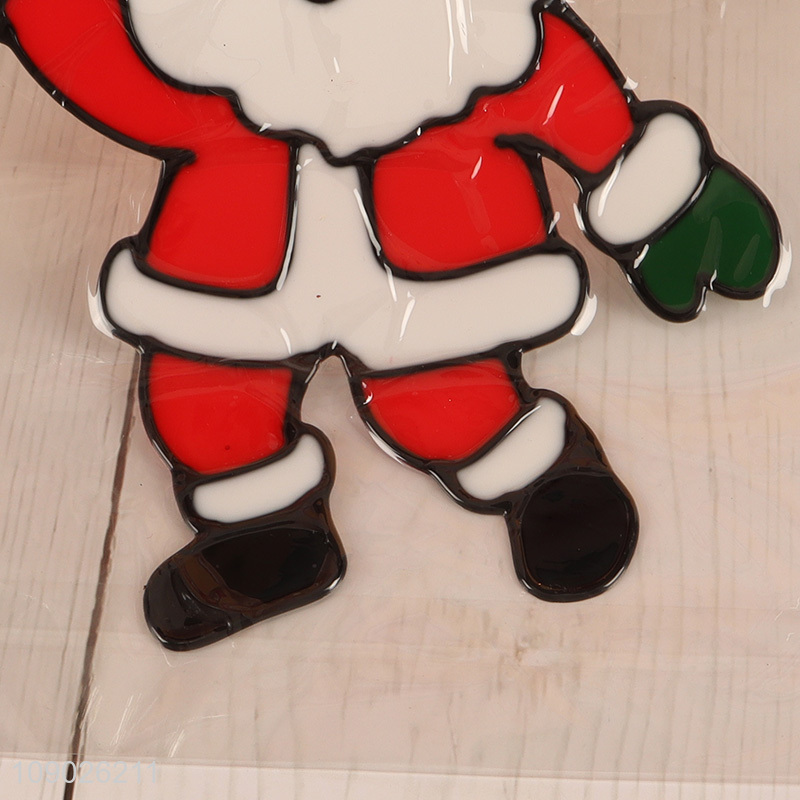 Online Wholesale PVC Christmas Window Clings Reusable Cartoon Window Decals