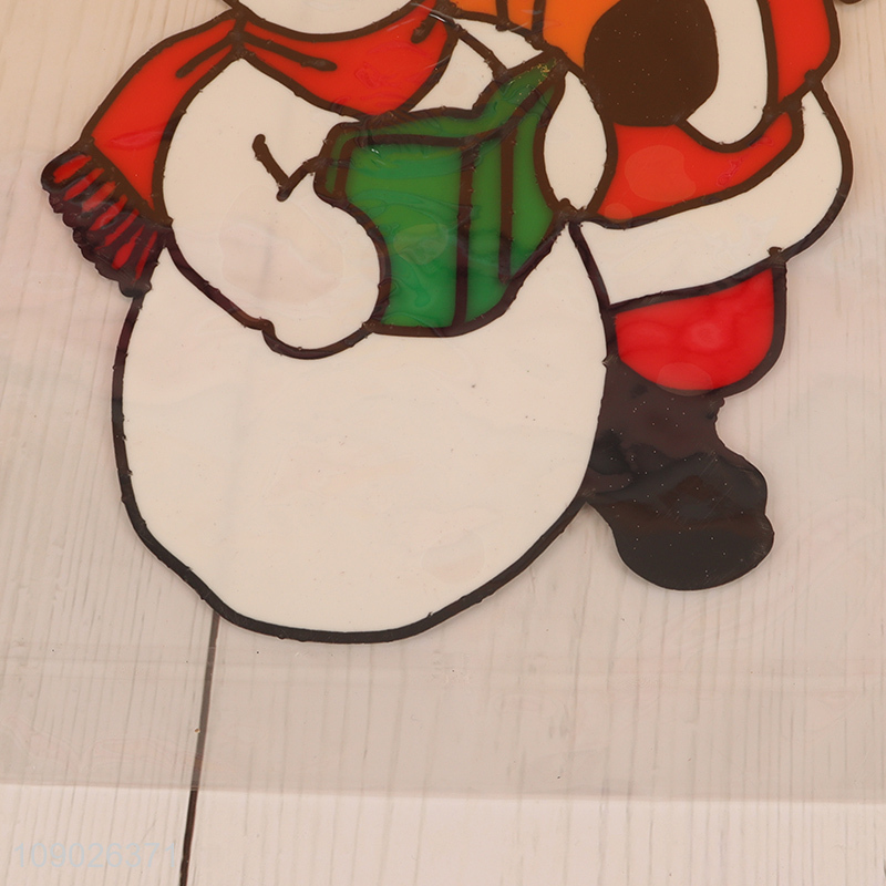 Factory Price PVC Christmas Window Stickers for Christmas Window Decoration