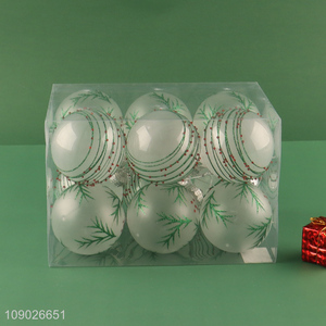 Yiwu market clear Christmas tree hanging decoration Christmas ball set