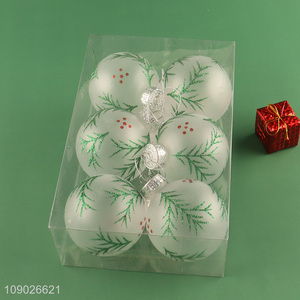 Top products 6pcs xmas tree hanging ornaments Christmas ball set for sale