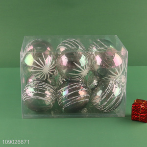 Yiwu market Christmas hanging ornaments round Christmas ball set