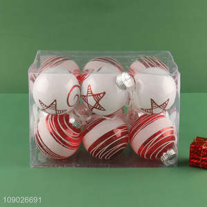 Latest products 12pcs Christmas ball Christmas tree hanging ornaments for decoration