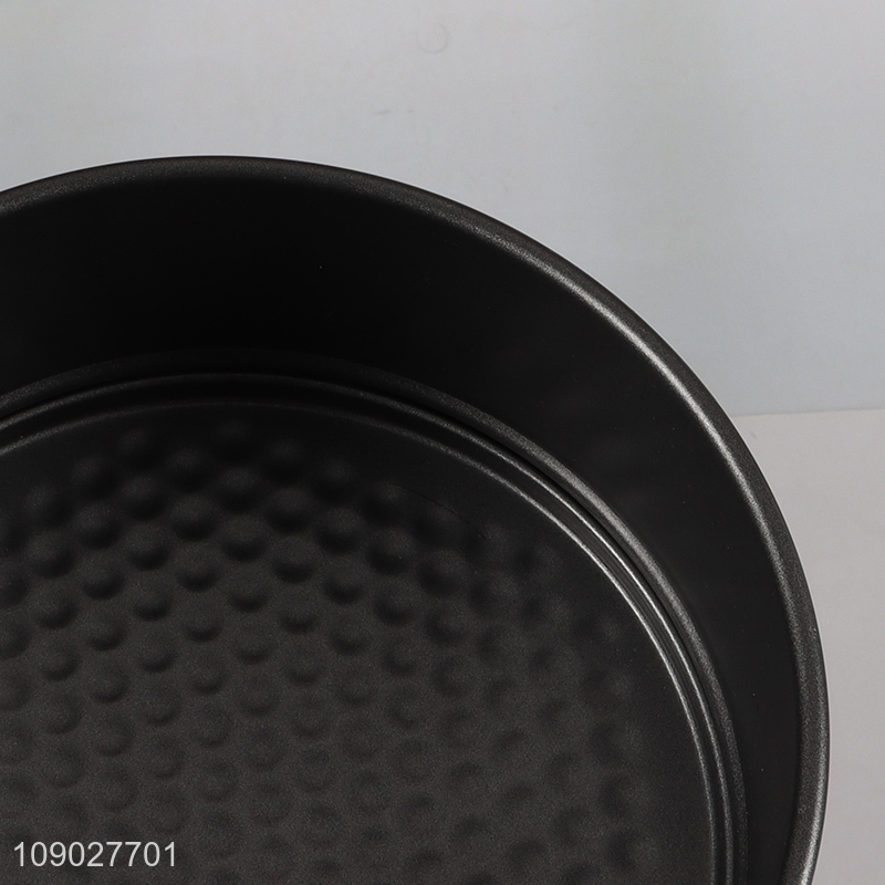 Factory Price Round Non-Stick Carbon Steel Springform Pan with Removable Bottom