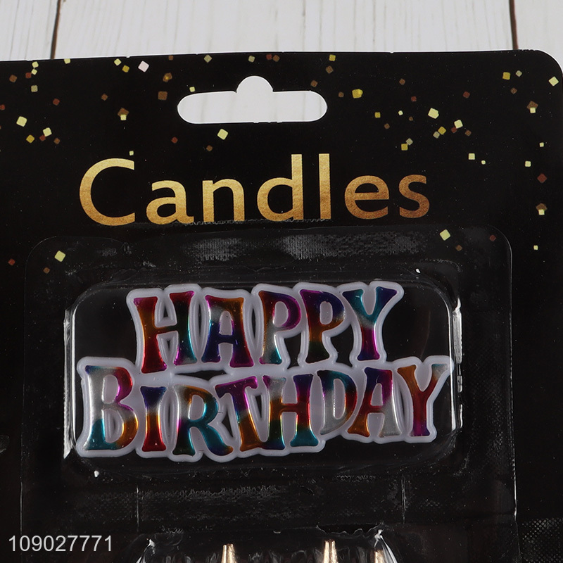 China wholesale happy birthday cake candle decorative candle