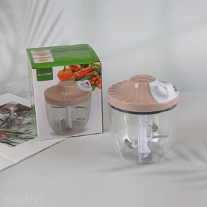 Good Quality 1000ml Manual Vegetable Chopper Hand Crank Food Chopper