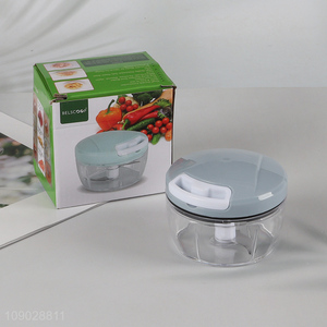 China Product 200ml Manual Food Chopper Hand Pull String Vegetable Chopper