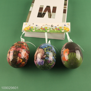 Best quality 3pcs decorative Easter decoration Easter egg set wholesale