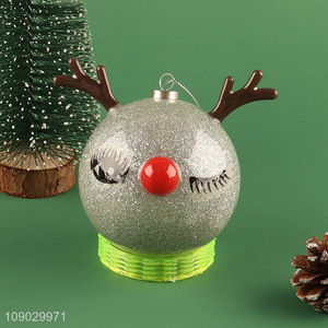 Best price Christmas tree hanging ornaments Christmas ball with led lights