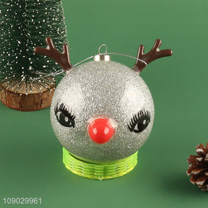 New arrival Christmas tree hanging ornaments led lights Christmas ball