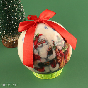 China wholesale Santa Claus Christmas tree hanging ornaments Christmas ball