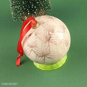 Hot sale round Christmas ball decorative Christmas tree hanging ornaments