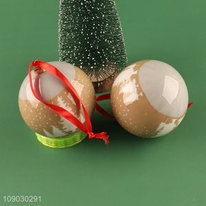 Good price round Christmas tree hanging ornaments decorative Christmas ball for sale