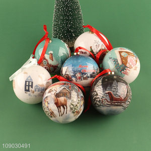 Hot products round Christmas hanging decoration Christmas ball for sale