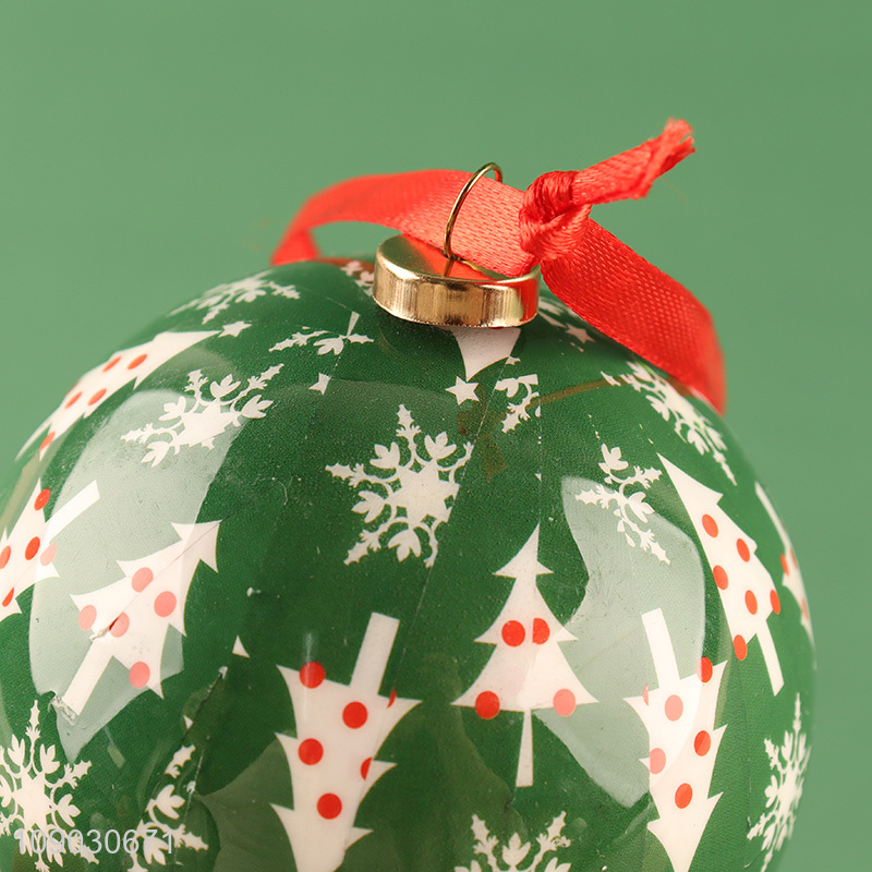 Good selling round Christmas tree hanging ornaments Christmas decoration Christmas ball