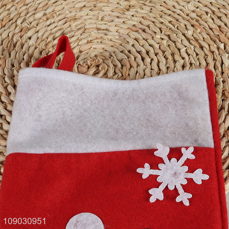 Online wholesale decorative Christmas hanging ornaments Christmas stocking gifts bag