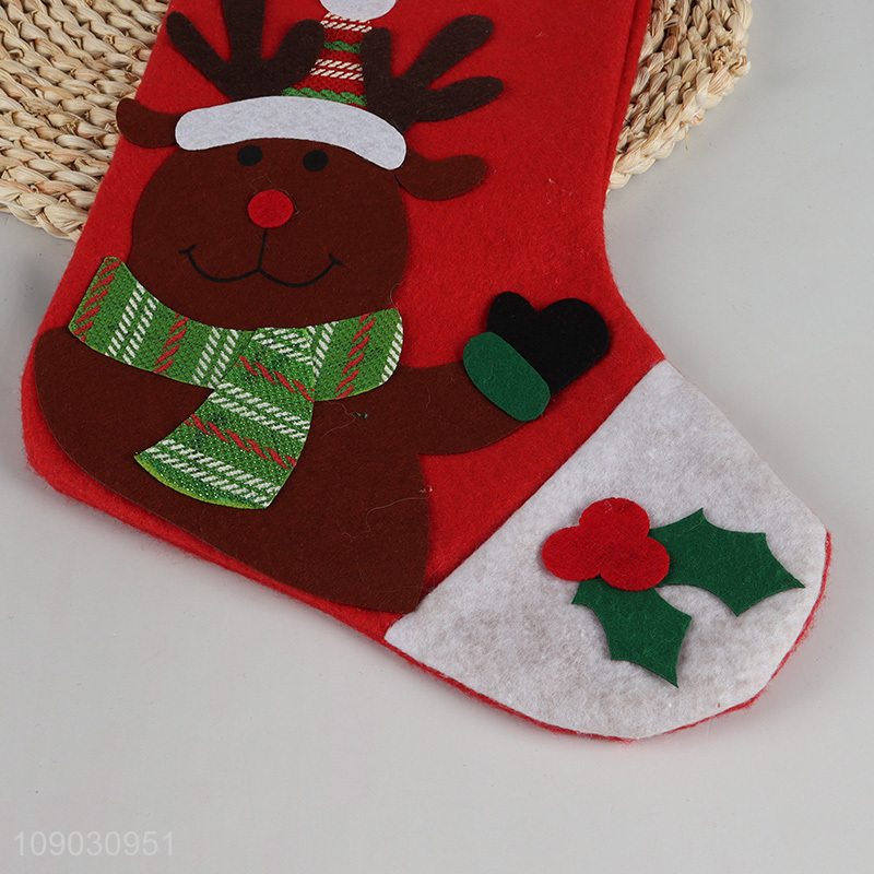 Online wholesale decorative Christmas hanging ornaments Christmas stocking gifts bag