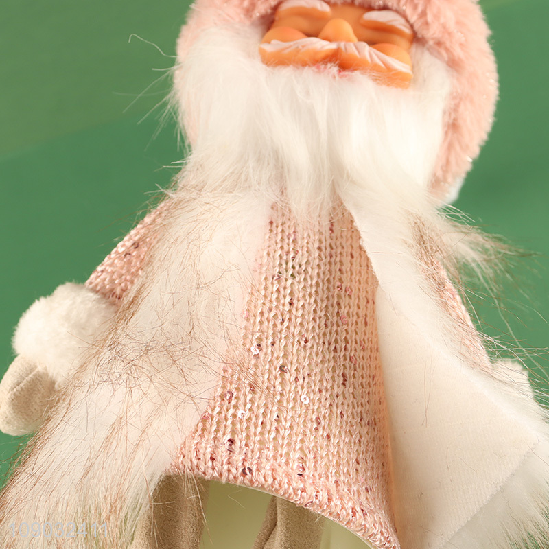 Good quality Christmas ornaments decoration Santa Claus doll ornaments for sale