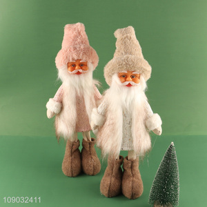 Good quality Christmas ornaments decoration Santa Claus doll ornaments for sale