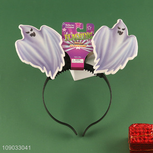 Hot items ghost shape light up hair hoop hair accessories for Halloween party supplies