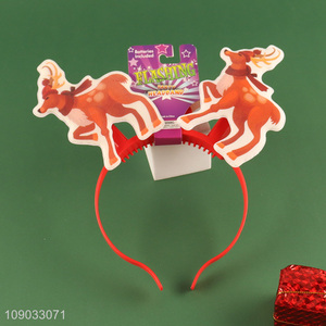 China products Christmas decoration reindeer hair hoop hair accessories