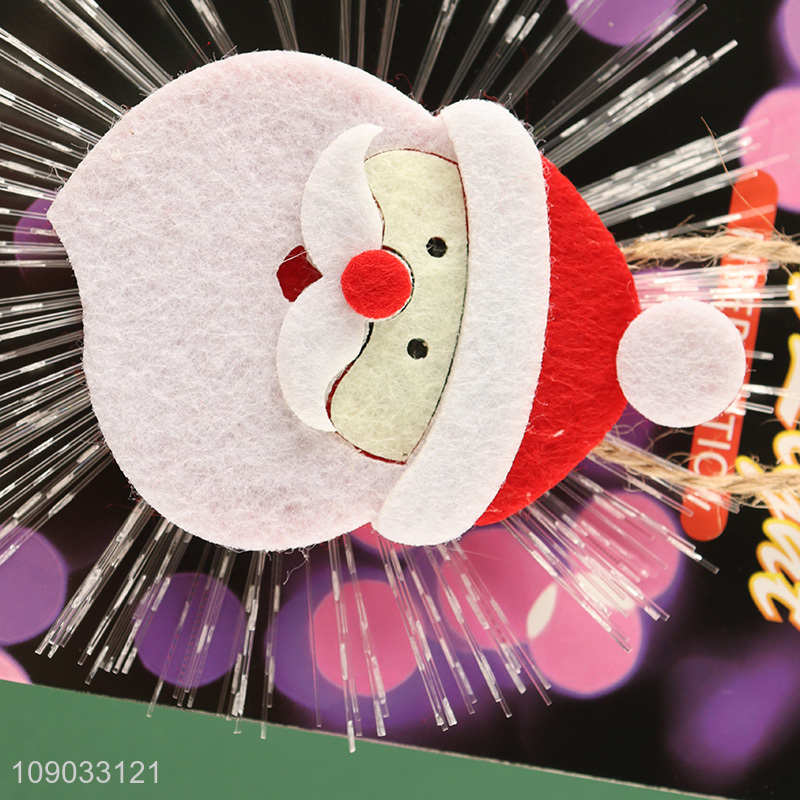 Good selling Santa Claus shape hanging Christmas lights for xmas tree