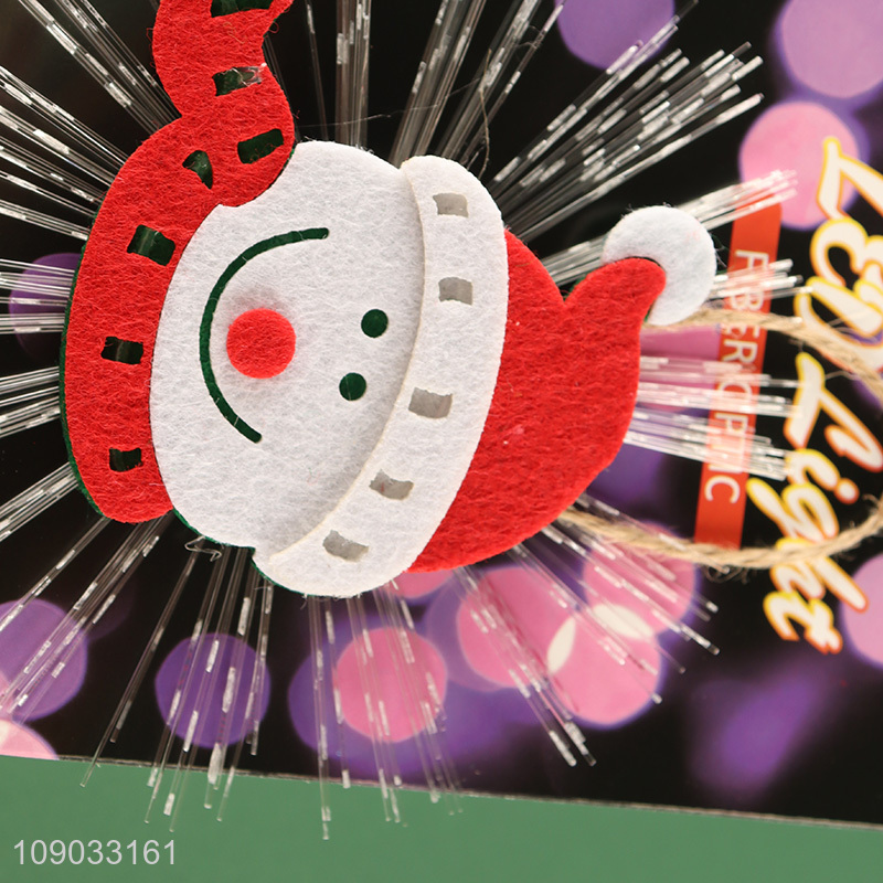 Top quality cartoon snowman hanging led lights for Christmas decoration