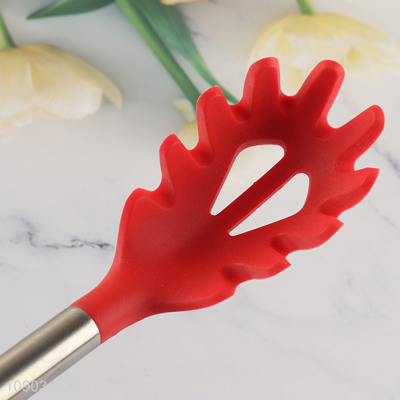 Hot selling home restaurant silicone kitchen utensils spaghetti spatula