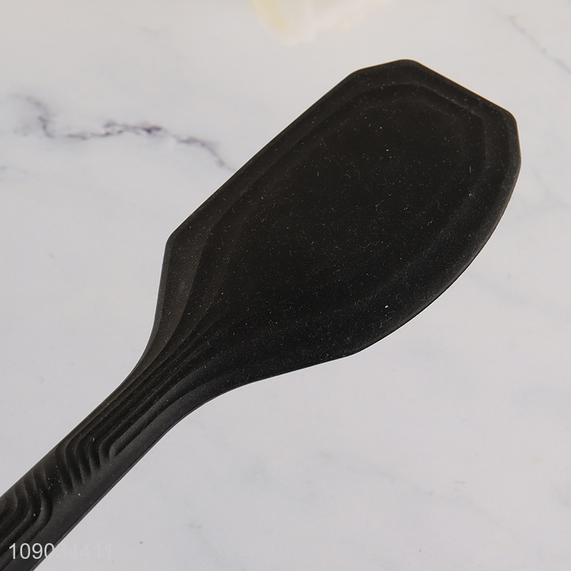 Low price black non-stick silicone butter spatula cheese spatula for sale