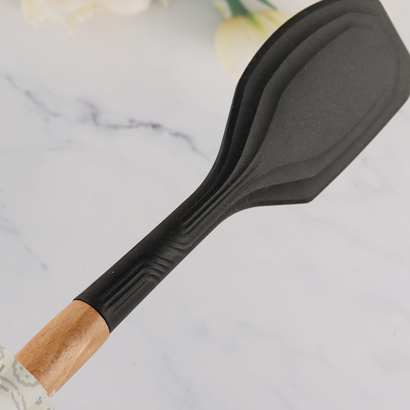 Low price black non-stick silicone butter spatula cheese spatula for sale