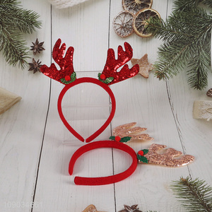 Good Quality Christmas Reindeer Hair Hoop Christmas Headband Hair Accessories