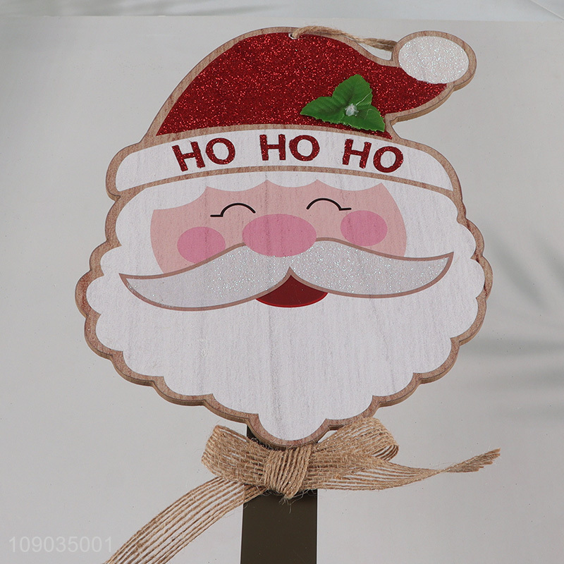 High Quality Wooden Christmas Decoration Garden Stakes Holiday Wooden Ornaments