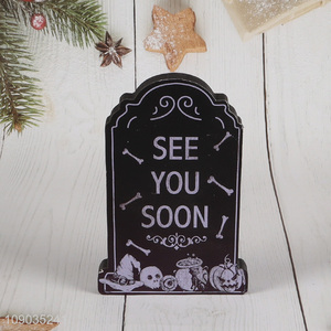 High Quality Halloween Wooden Table Centerpieces See You Soon Table Decorations