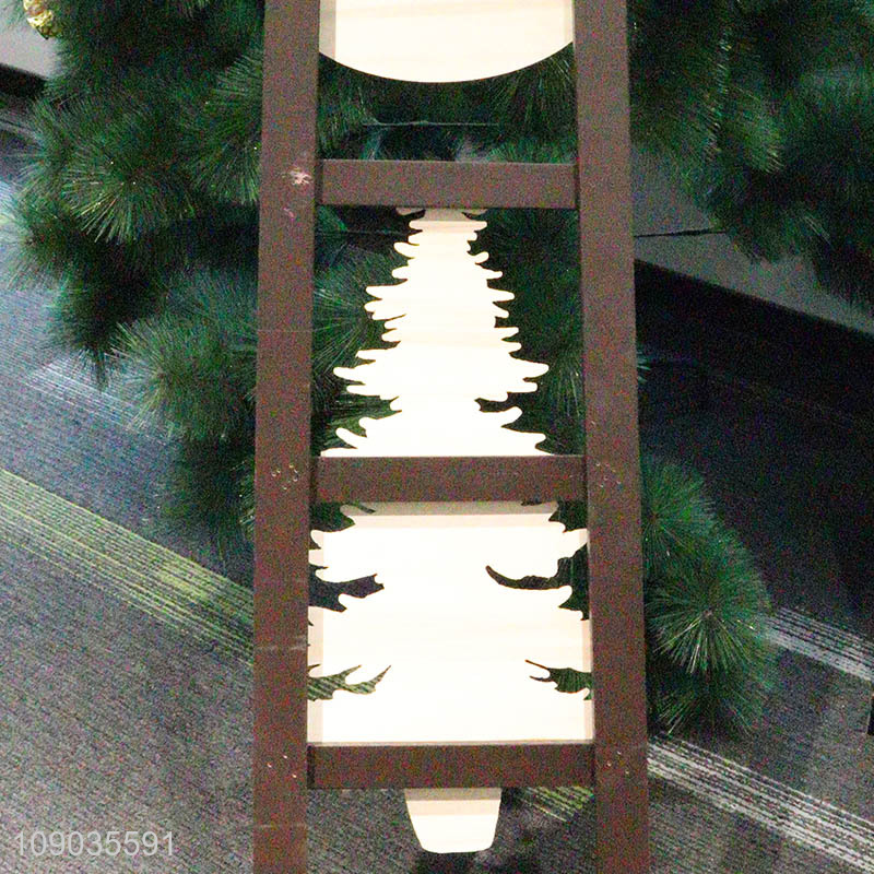 High Quality Novelty Christmas Climbing Ladder Wooden Christmas Ornaments