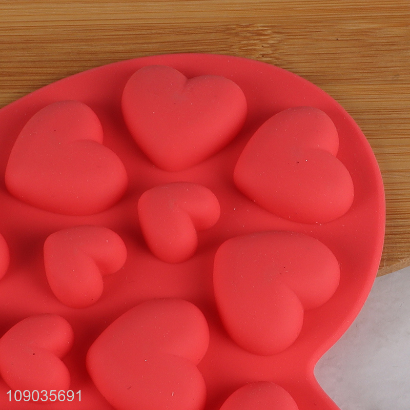 New Arrival 18-Cavity Silicone Heart Cake Molds Silicone Chocolate Molds