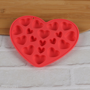 New Arrival 18-Cavity Silicone Heart Cake Molds Silicone Chocolate Molds