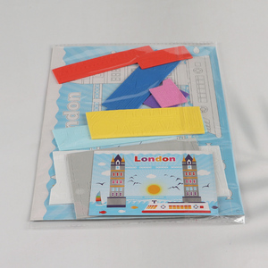 Online Wholesale 3D EVA Foam Sticker Puzzle Game Cartoon London Learning Toy