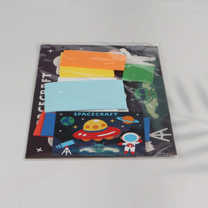 Hot Selling 3D EVA Foam Sticker Puzzle Game Cartoon Spacecraft Learning Toy