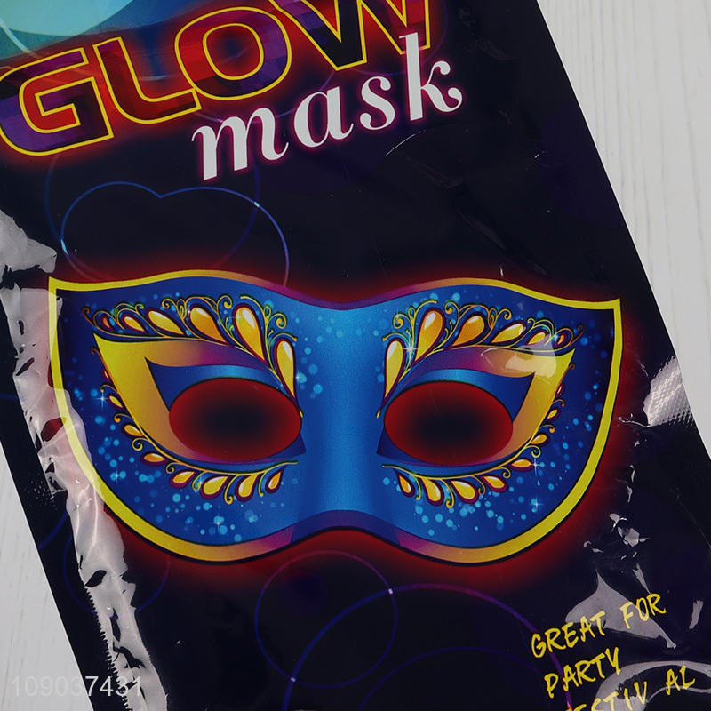 New Arrival Glow Sticks Party Supplies Glow In The Dark Mask Light Up Mask