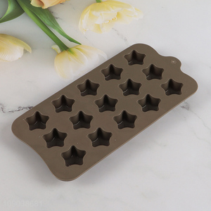 China Imports 15-Cavity Non-Stick Flexible Silicone Chocolate Candy Molds