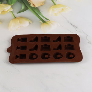 China Imports 15-Cavity Silicone Chocolate Molds Silicone Molds for Candy