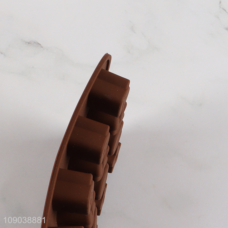 Factory Price 28-Cavity Non-Stick Flexible Silicone Chocolate Candy Molds