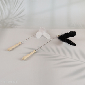 Online Wholesale <em>Cat</em> Wand <em>Toy</em> Interactive <em>Cat</em> Feather <em>Toy</em> with Bell