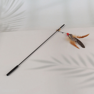 Wholesale <em>Cat</em> Teaser Wand <em>Toy</em> <em>Cat</em> Feather Wand <em>Toy</em> Interactive <em>Cat</em> <em>Toy</em>