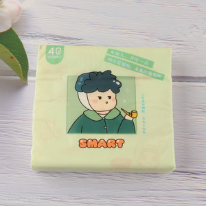 Top selling cartoon printed wood pulp tissue facial tissue napkin wholesale