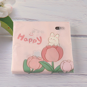 China products cartoon printed 3ply dry&wet dual-use wood pulp tissue facial tissue