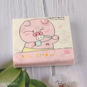 Good price cartoon printed wood pulp tissue facial tissue skin-friendly tissue