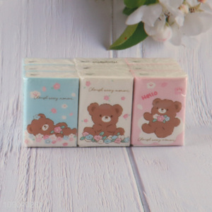 Best selling portable 3ply handkerchief tissue mini facial tissue wholesale